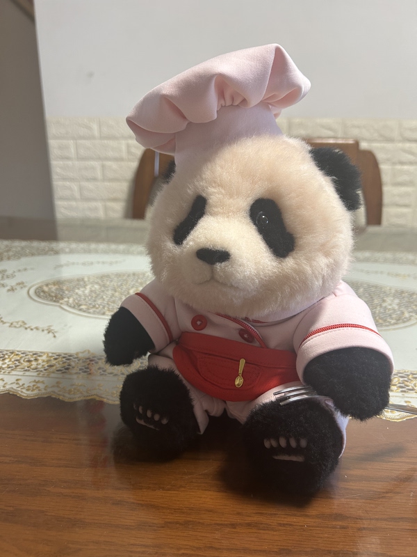 Panda Factory Sitting Pose Fu Bao, Big Head Series with Various Outfits Panda Factory Sitting Pose Fu Bao, Big Head Series with Various Outfits