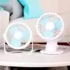 USB small fan Student dormitory bed bed clip fan Mute portable clip Office mini electric fan Desktop