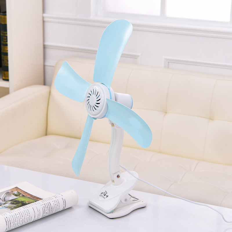 Home Large Wind Student Dormitory Bedside Mute Clip Fan Mini Bed Small Fan Small Clip Style Electric Fan