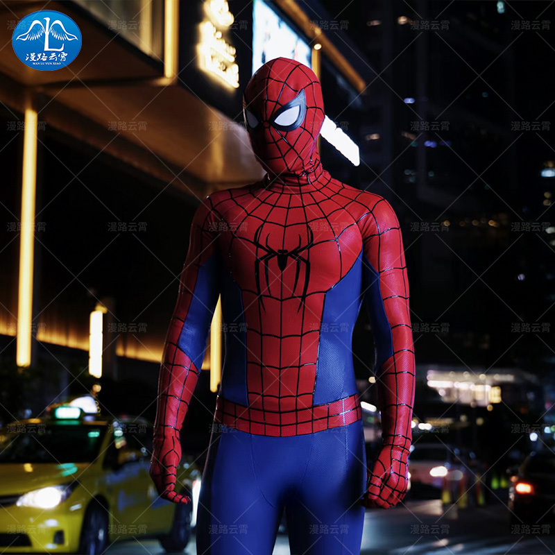 [in Stock] Manlu Yunxiao Spider-Man 4 Cosplay Costume Brand New Day Tights Cosplay Outfit for Men