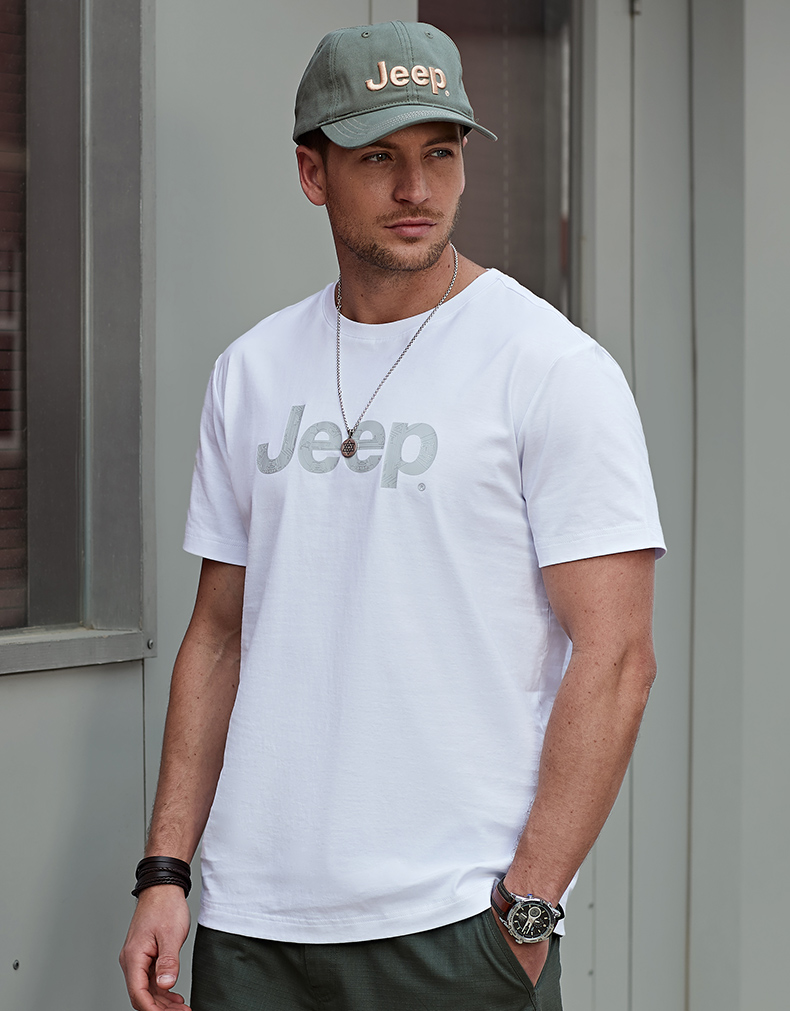 吉普Jeep 男薄款纯棉夏季T恤 图12