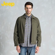 JEEP Jeep Áo khoác nam Cotton Lapel Casual Áo khoác nam đơn giản JS12WJ001 - Áo khoác