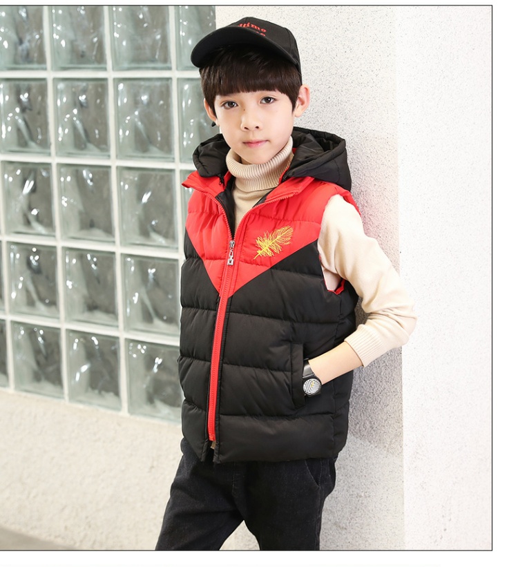 Quần áo bé trai mùa đông vest dày 2018 new boy mùa thu đông quần áo bé gái