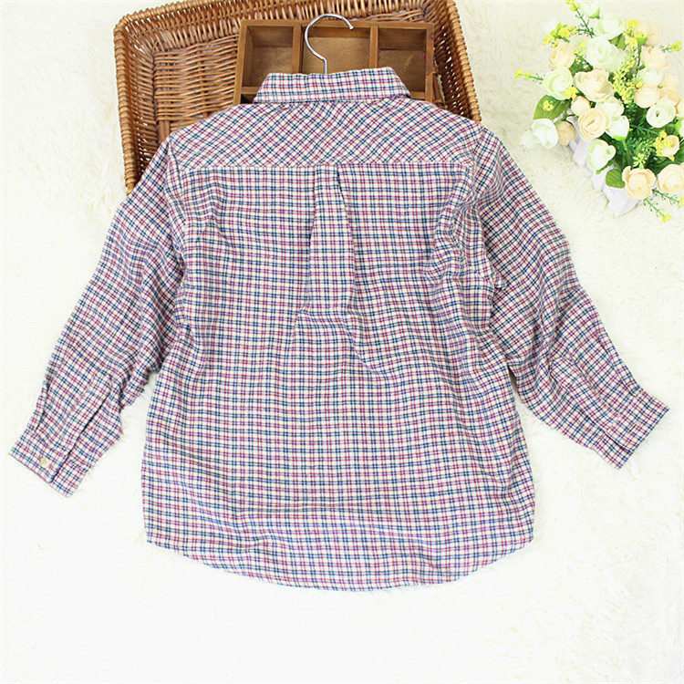Chemise garcon à manche longue en coton - Ref 2077676 Image 15