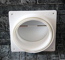 Plastic flue check valve range hood exhaust port check valve 15 16 18CM range hood accessories