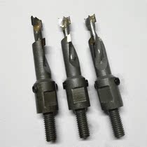 Woodworking alloy external tooth drill bit M8 tooth M10 tooth with threaded step drill can be debugged Internal drill customized