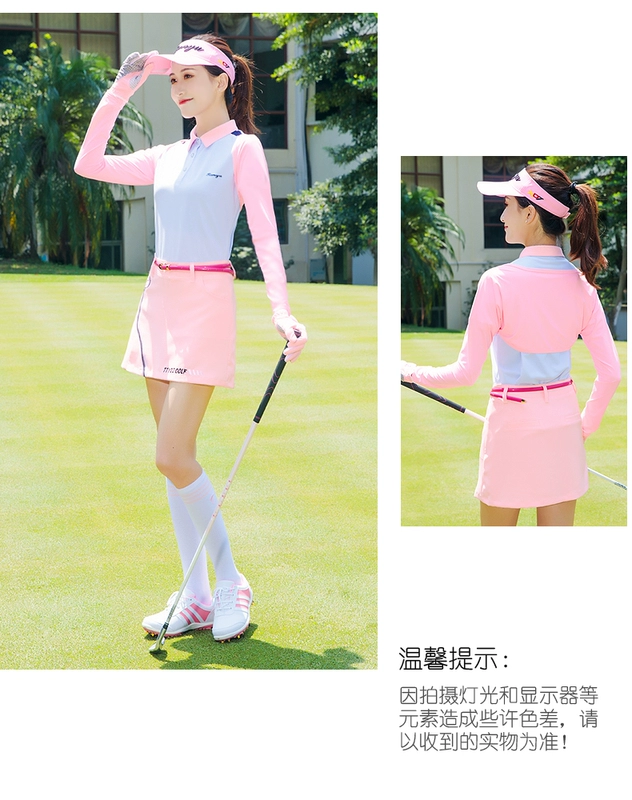 Hai miếng! Golf tay áo nữ trang phục băng lụa dù để che nắng tay áo tay áo chống trượt ngoài trời cưỡi bao tay đi nắng