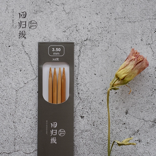 Линия регрессии [анонимный] 15 см карбонизированный стержень игла бамбука бамбука игла 2,75-5,5 мм иглы стержня 4 упаковка