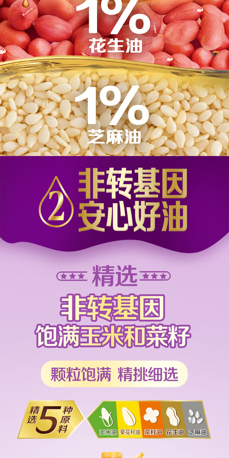 安享好物 安享A级调和油-多力5珍宝调和油 企标
