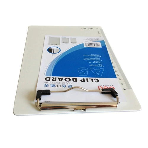 Deli 9247 Написание самолета PP Материал написание подушки A5 Плата Pate Part Plate Студенческая подушка доска