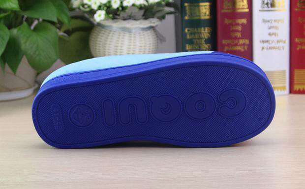 Pantoufles enfants en suède pour hiver - semelle caoutchouc - Ref 1007044 Image 25