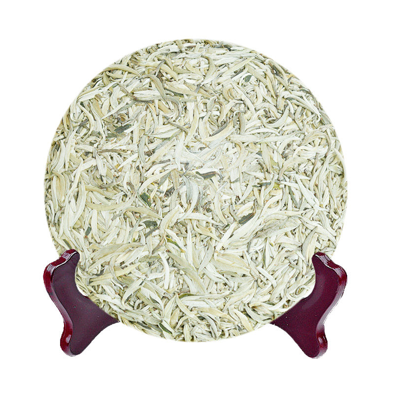 Jing Valley Great White Mpancakes Yunnan Pu-erh Tea Buds Moon Light White Raw Tea White Silver Needle Ancient Tree Tea 2021 Years Old Spring