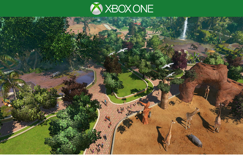 Microsoft xbox one game Đơn giản hóa Trung Quốc Xbos Zoo Tycoon Zoo Tycoon xboxone trò chơi Xbox One x tải xuống CD CD phiên bản Trung Quốc - Trò chơi đĩa game psp