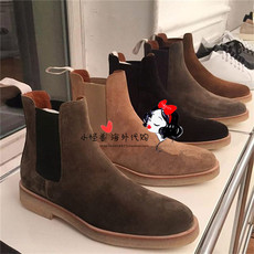 Полуботинки 代购common projects切尔西靴chelsea boot麂皮短靴cp休闲男女靴