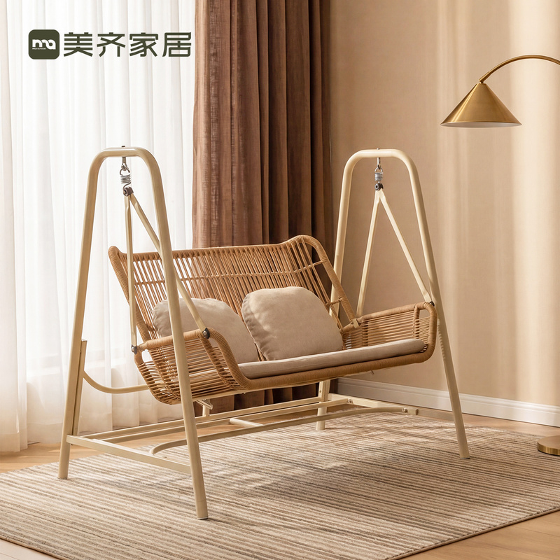 Meiqi Swing Outdoor Patio Swing Leisure Rocking Chair Internet-Famous Garden Terrace Hammock Balcony Home Hanging Chair Meiqi Swing Outdoor Patio Swing Leisure Rocking Chair Internet-Famous Garden Terrace Hammock Balcony Home Hanging Chair
