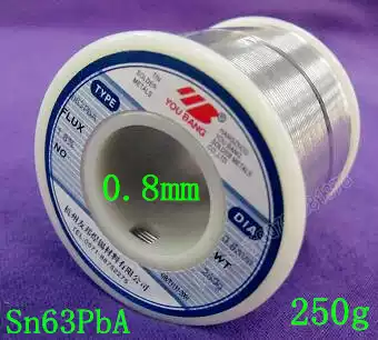 Friends solder wire 0 8mm friends active solder wire solder Sn63PbA 63 37 250g
