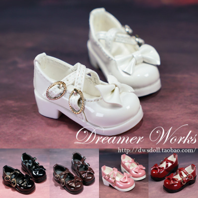 taobao agent SD/BJD4 6 points 6 -point doll shoes versatile bows Student shoes Xiongmei 1/6 1/4