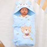 Детское осеннее одеяло, хлопковый бандаж пупочный для новорожденных, детский спальный мешок для выхода на улицу