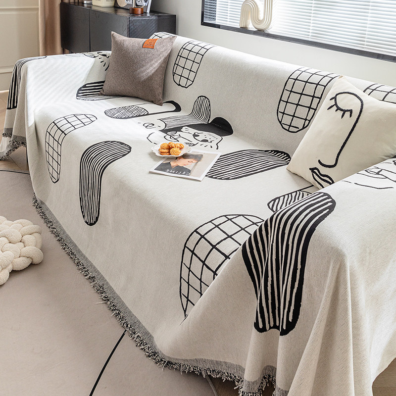 Sofa cover towel new season universal anti-cat grip sofa cover cloth full cover sofa blanket anti-dust sofa cover set to do-Taobao