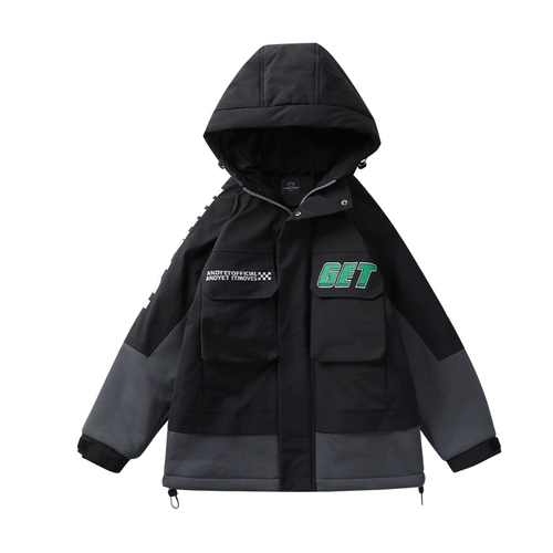 小猪托尼 Тонкий пуховик, демисезонная стеганая куртка для мальчиков, детская одежда, подходит для подростков