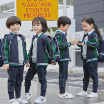 Primary school uniforms spring and autumn costumes British style kindergarten Garden uniforms teachers sportswear cotton childrens class uniforms three sets