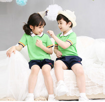 Kindergarten garden clothing summer cotton garden clothing short sleeve two-piece sports suit British college class uniforms primary school uniforms