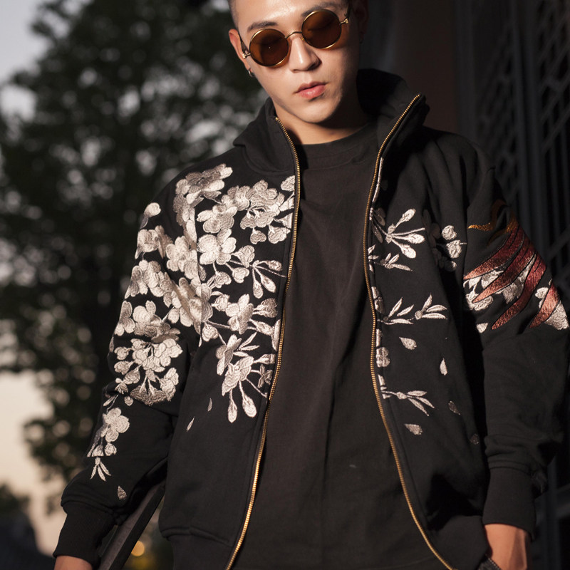 ジャケット・アウター Sakura Sakura Cherry Blossom Puffer Jacket- Dope Design Clothing