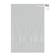 (Meow craftsman) VOL3-004 high-precision horizontal text science fiction mecha (General Series) Water stickers