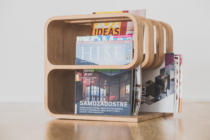 Woodieful bookshelf chair stool