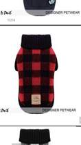 Breaking code special price clear ispet pet winter thick two feet charm night black white red black plaid shirt coat
