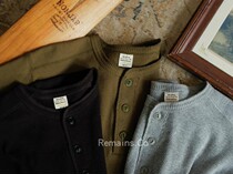 Remians American Retro Honeycomb Plaid Henry Collar Pullover Long Sleeve Outdoor Foundation Warm Men and Women