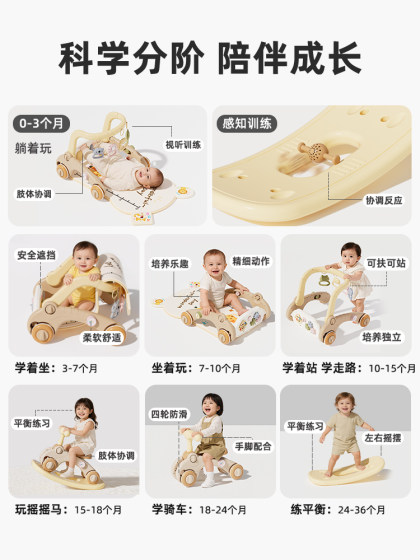 Baby Infant Seven-In-One Fitness Stand with Foot Pedal Piano Toy, Practical Newborn Gift Box