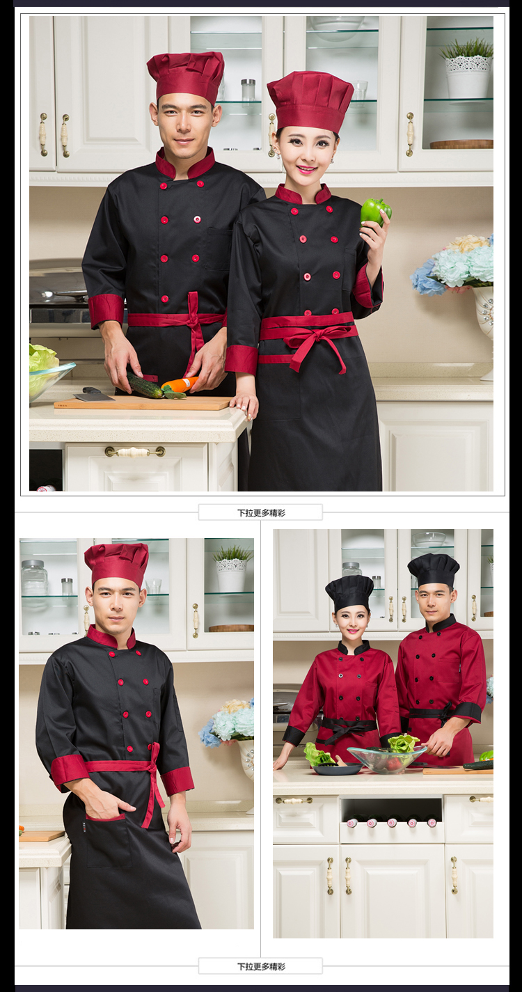 Veste chef cuisinier en coton - Ref 1907848 Image 8