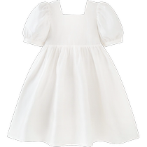 (mini parent-child) mini bala bala female adult dress summer pure cotton puff sleeve parent-child dress summer