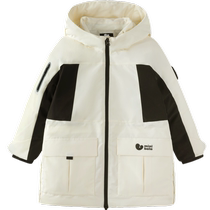 (Three-proof and breathable) Mini Balabala Long Down Jacket Winter Baby Thick Warm Down Jacket
