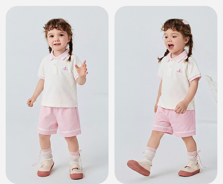 Mini Bala Polo Short-Sleeved Vest Set — 24