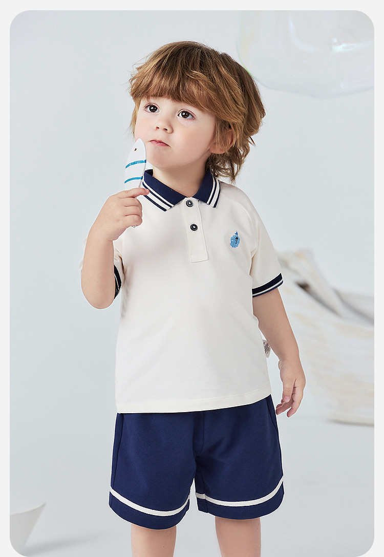 Mini Bala Polo Short-Sleeved Vest Set — 18