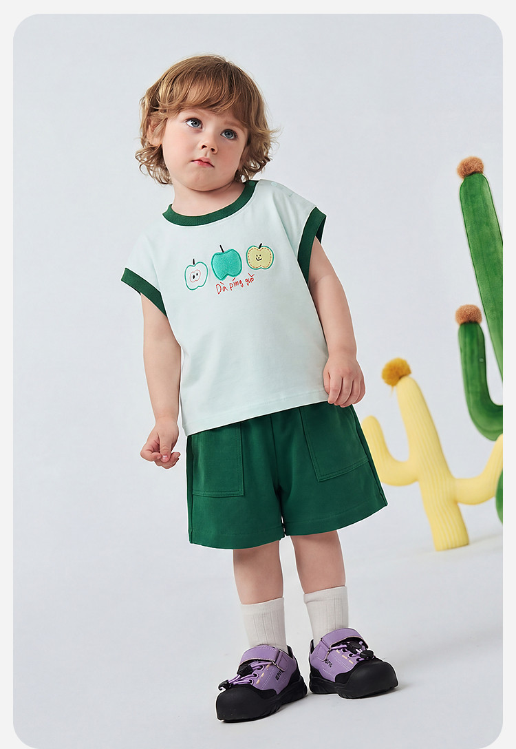 Mini Bala Polo Short-Sleeved Vest Set — 32