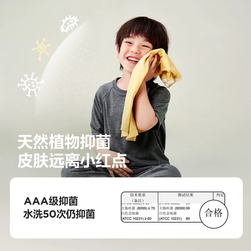 Маленькая летняя пижама подходит для мужчин и женщин, антибактериальный комбинезон, штаны, семейный стиль