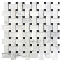 Карара белая тканая сеть