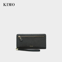 KIMO new new womens wallet zipper clutch bag big money clip cowhide simple wallet womens wallet