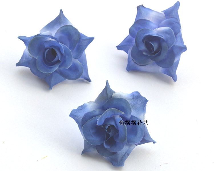 Mô phỏng hoa hồng nhỏ uốn hoa đầu hoa DIY kẹp tóc vòng hoa lụa hoa hồng hoa cưới giá đặc biệt 4CM - Hoa nhân tạo / Cây / Trái cây cây giả đẹp