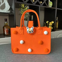 Утолщенный [оранжевый потоковой лев] Мао мяч 30*20*18 может быть напечатан логотип