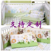 Customizable export US surplus cartoon baby cotton-padded bed quilt core quilt cover bed hat sheet set