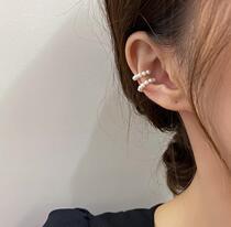 Ear clip without earning-hole woman small and delicate teenage girl Han prints the new upscale port of Hong Kong