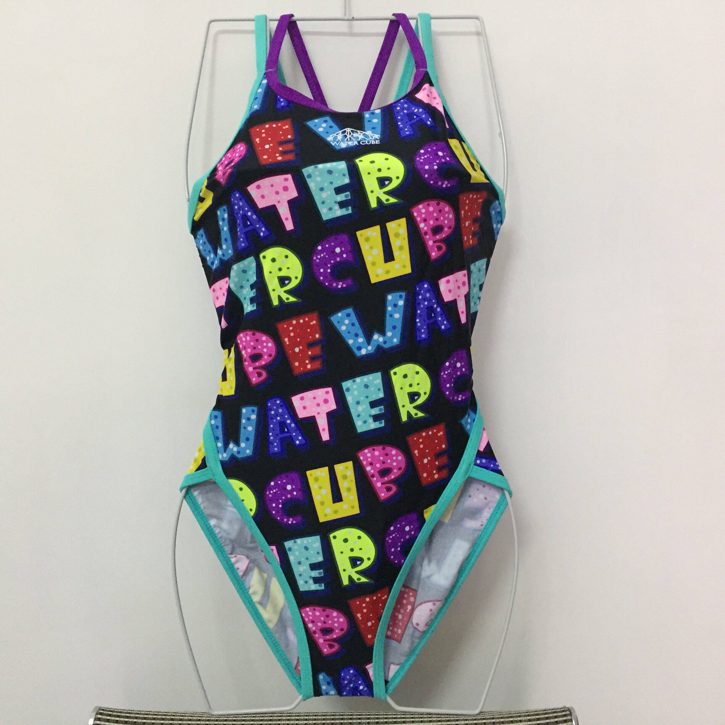 Haosha Shui Cubic (Professional Training) Broadband Lean Small Breasted for Swimming Fit Triangle Sports Swimsuit