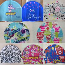 Haosha Shui Cubic New Cute Cartoon Series Men And Women Adults Adolescent Children Silicone Swimming Cap Dispensers Recommended