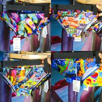 Water Cube double 11 professional competitive training quick-drying male adult youth primary school students low-waist triangle swimming trunks