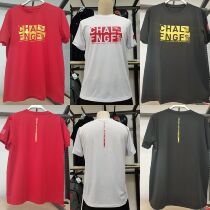 Hosa Water Cube New Fashion Speed Dry Adult Men and Women Young Mens Group Schools Round T-shirts 