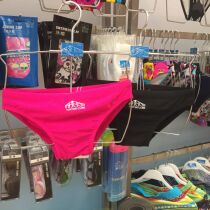 hosa water cube professional competitive training Adult mens youth primary school childrens triangle solid color swimming trunks